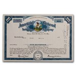 American General Insurance Co + Print of Vignette Stock
