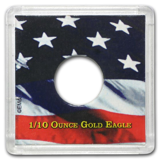 American Gold Eagle Coin Display - 1/10 oz American Gold Eagle Coin Display - 1/10 oz