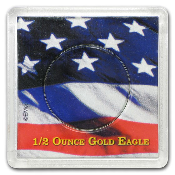 American Gold Eagle Coin Display - 1/2 oz