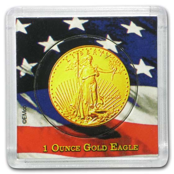 American Gold Eagle Coin Display - 1 oz