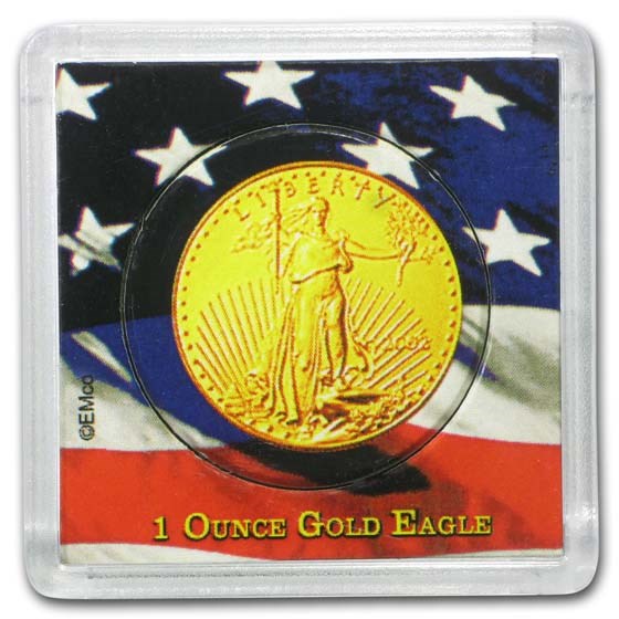 American Gold Eagle Coin Display - 1 oz American Gold Eagle Coin Display - 1 oz