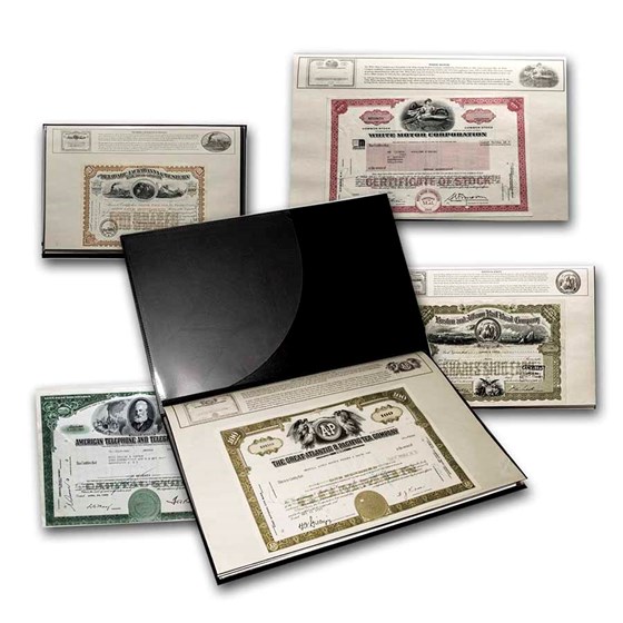 America's Great Corporations Collection Stock Certificates America's Great Corporations Collection Stock Certificates