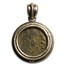 Ancient Judaean Prutah (135-43 BC) Bezel Mount