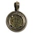 Ancient Judaean Prutah (135-43 BC) Bezel Mount