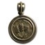 Ancient Judaean Prutah (135-43 BC) Bezel Mount