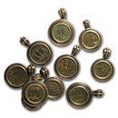 Ancient Judaean Prutah (135-43 BC) Bezel Mount