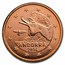 Andorra 1 Cent-2 Euro 8-Coin Euro Set BU