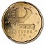 Andorra 1 Cent-2 Euro 8-Coin Euro Set BU