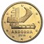Andorra 1 Cent-2 Euro 8-Coin Euro Set BU