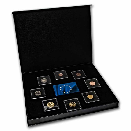 Andorra 1 Cent-2 Euro 8-Coin Euro Set BU Andorra 1 Cent-2 Euro 8-Coin Euro Set BU