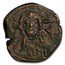 Anonymous Byzantine Follis Christ Bust (976-1081 AD) VF-XF