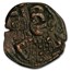 Anonymous Byzantine Follis Christ Bust (976-1081 AD) VF-XF