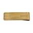 Antique Brass Line Pattern Money Clip