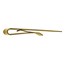 Antique Brass Line Pattern Money Clip