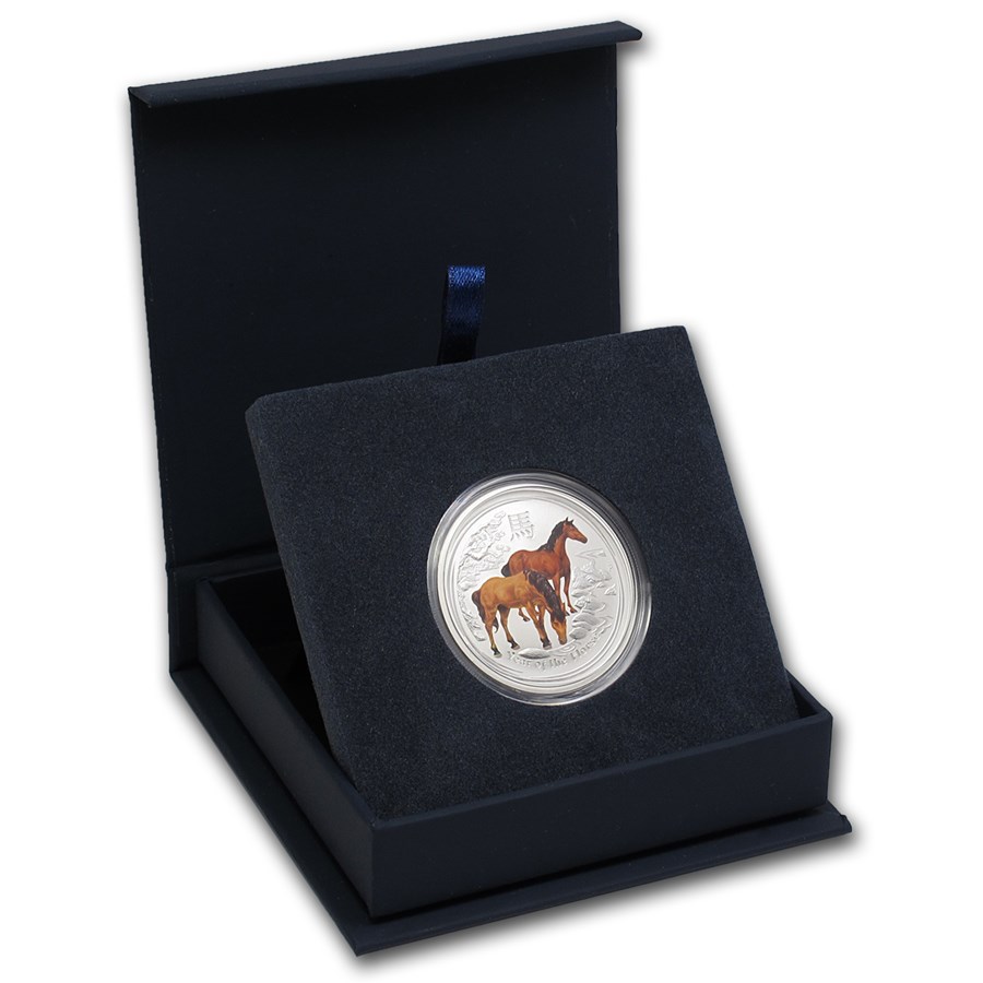 APMEX Gift Box - 1/2 oz Perth Mint Silver Coin Series 2