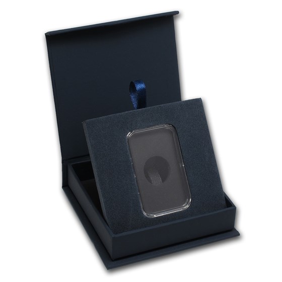 APMEX Gift Box - 1 oz Silver Bar (w/Air-Tite Capsule)