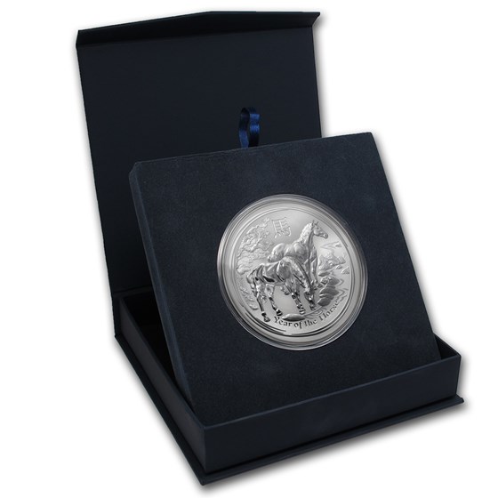 APMEX Gift Box - 10 oz Perth Mint Silver Coin Series 2