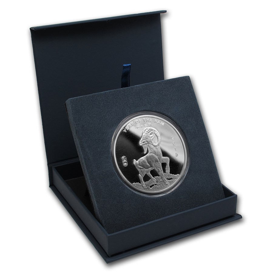 APMEX Gift Box - 5 oz Silver Round SMI (63.5 mm)