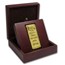 APMEX Wood Gift Box - 1 kilo PAMP Suisse Gold Bar (Cast)