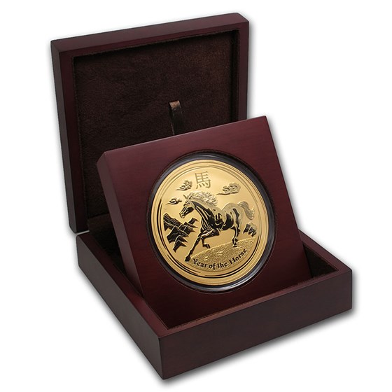 APMEX Wood Gift Box - 1 kilo Perth Mint Gold Coin APMEX Wood Gift Box - 1 kilo Perth Mint Gold Coin
