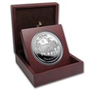 APMEX Wood Gift Box - 1 kilo Perth Mint Silver Coin
