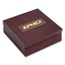APMEX Wood Gift Box - 1 oz PAMP Suisse Silver Bar (w/Assay)