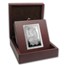 APMEX Wood Gift Box - 10 oz PAMP Suisse Silver Bar (w/Assay)
