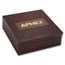APMEX Wood Gift Box - 10 oz PAMP Suisse Silver Bar (w/Assay)