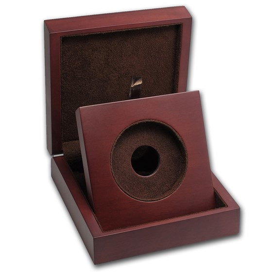 APMEX Wood Gift Box - 10 oz Perth Mint Gold Coin Series 1 & 3 APMEX Wood Gift Box - 10 oz Perth Mint Gold Coin Series 1 & 3