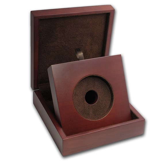 APMEX Wood Gift Box - 10 oz Perth Mint Gold Coin Series 2