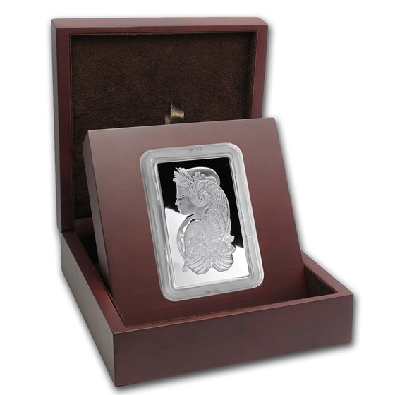 APMEX Wood Gift Box - 250 gram PAMP Suisse Silver Bar (w/Assay) APMEX Wood Gift Box - 250 gram PAMP Suisse Silver Bar (w/Assay)