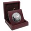 APMEX Wood Gift Box - 5 oz Silver Round APMEX (63.5 mm)