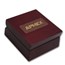APMEX Wood Gift Box - Includes 23 mm Air-Tite Holder with Gasket