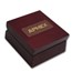 APMEX Wood Gift Box - Includes 24 mm Direct Fit Air-Tite Holder