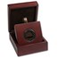 APMEX Wood Gift Box - Includes 25 mm Air-Tite Holder with Gasket