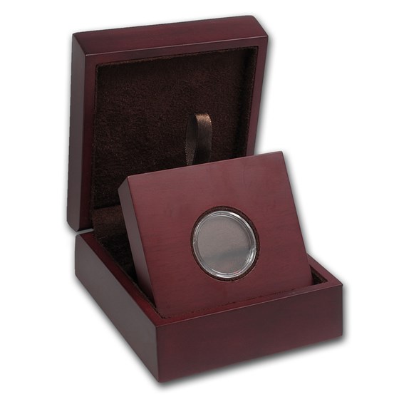 APMEX Wood Gift Box - Includes 26 mm Direct Fit Air-Tite Holder APMEX Wood Gift Box - Includes 26 mm Direct Fit Air-Tite Holder