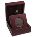 APMEX Wood Gift Box - Includes 27 mm Direct Fit Holder