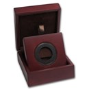 APMEX Wood Gift Box - Includes 28 mm Holder with Gasket