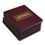 APMEX Wood Gift Box - Includes 30.6 mm Direct Fit Air-Tite Holder