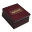 APMEX Wood Gift Box - Includes 32 mm Direct Fit Air-Tite Holder