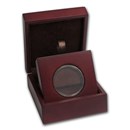 APMEX Wood Gift Box - Includes 39 mm Direct Fit Holder