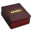 APMEX Wood Gift Box - Includes 43.6 mm Direct Fit Holder