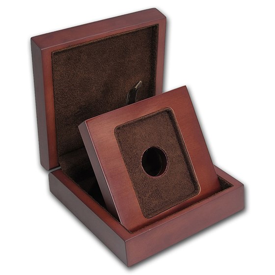 APMEX Wood Gift Box - MintDirect® Single in TEP APMEX Wood Gift Box - MintDirect® Single in TEP