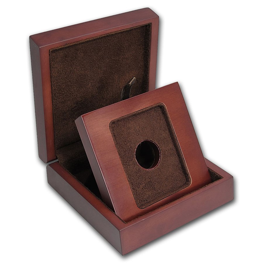 APMEX Wood Gift Box - MintDirect® Single in TEP