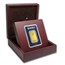 APMEX Wood Gift Box - SMI Gold Bar Standard (w/Assay)