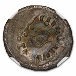 Arabia Felix. Himyarites AR Drachm (c.1st Century AD) Ch XF NGC