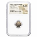 Arabia Felix. Himyarites AR Drachm (c.1st Century AD) Ch XF NGC