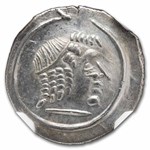Arabia Felix. Himyarites AR Drachm (c.1st Century AD) XF NGC