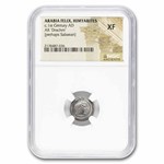 Arabia Felix. Himyarites AR Drachm (c.1st Century AD) XF NGC