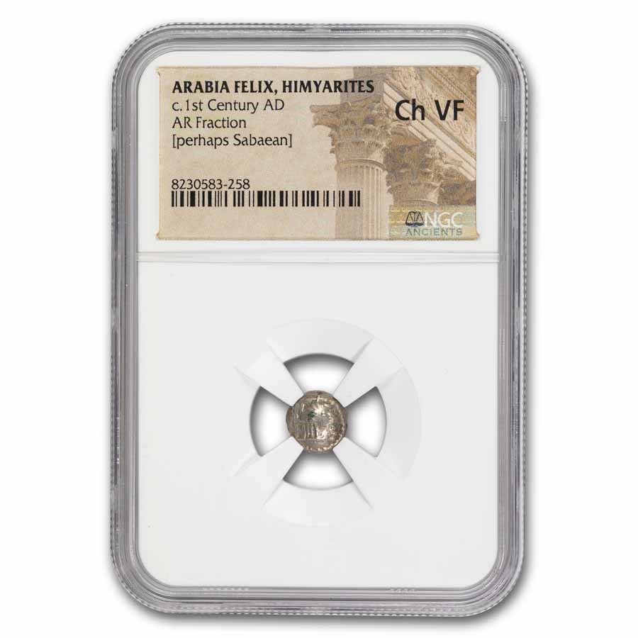 Arabia Felix. Himyarites AR Fraction (c.1st Century AD) Ch VF NGC